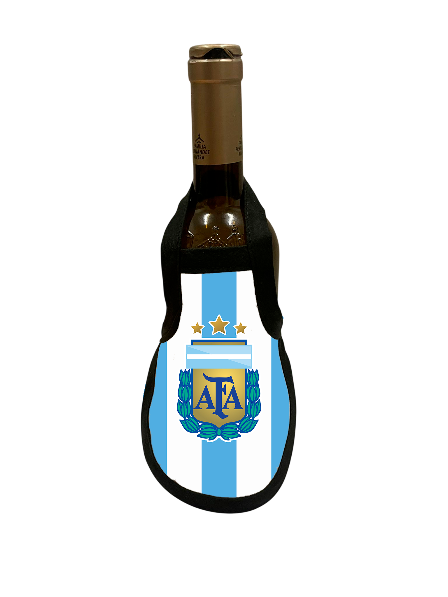 Pack de 4 Delantales Decorativos para Botella de Vino – Selección de Fútbol de Argentina