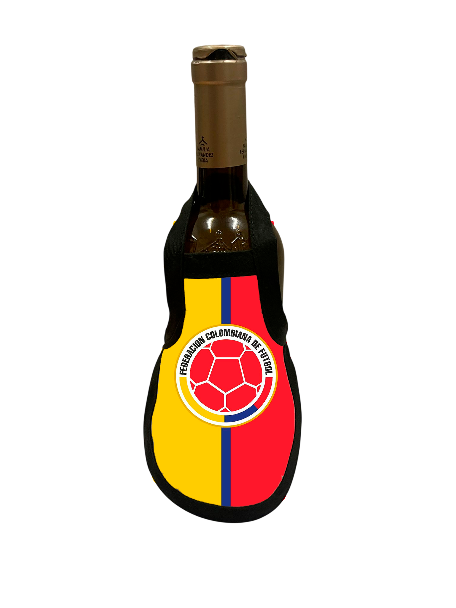 Pack de 4 Delantales Decorativos para Botella de Vino – Selección de fútbol de Colombia