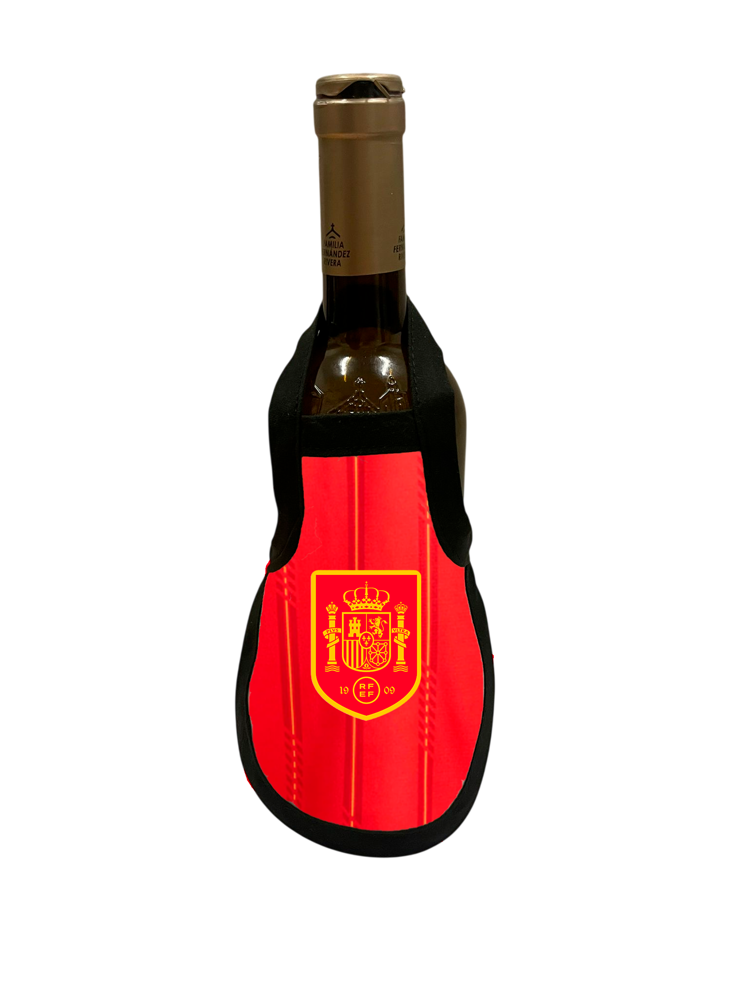 Pack de 4 Delantales Decorativos para Botella de Vino – Selección Española de Fútbol