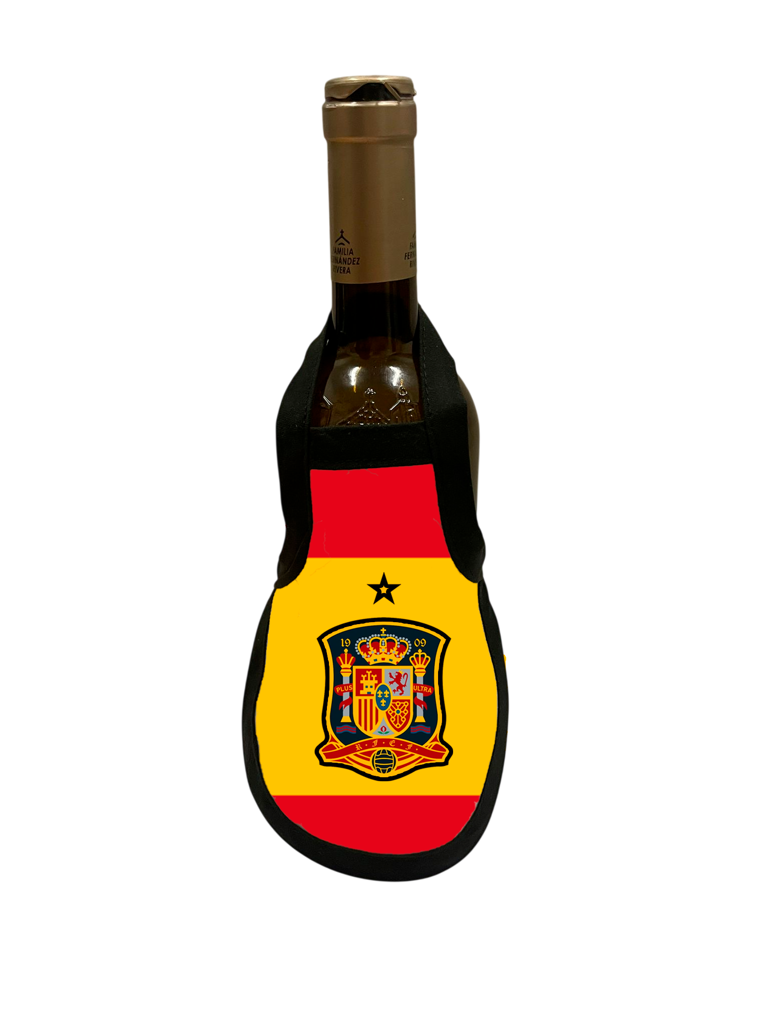 Pack de 4 Delantales Decorativos para Botella de Vino – Selección Española de Fútbol