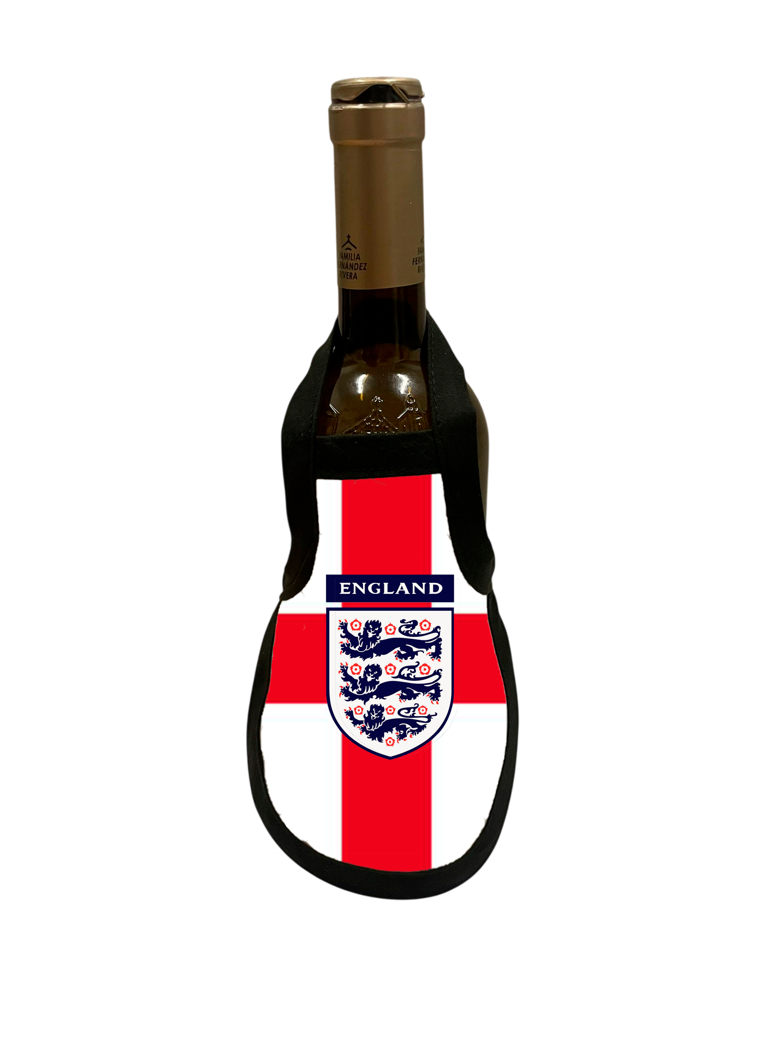Pack de 4 Delantales Decorativos para Botella de Vino – England national football team (Three Lions)