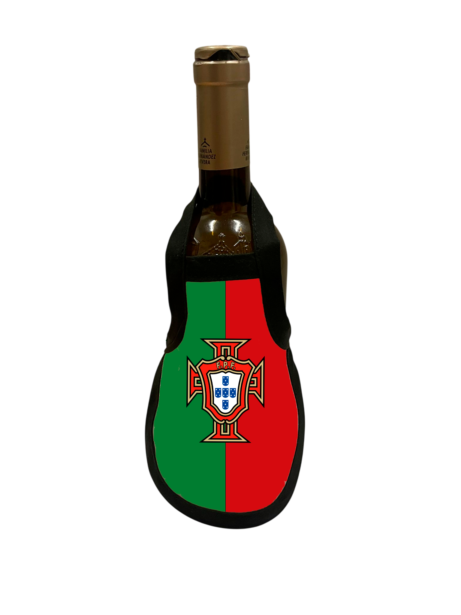 Pack de 4 Delantales Decorativos para Botella de Vino – Seleção Portuguesa de Futebol (Seleção das Quinas)