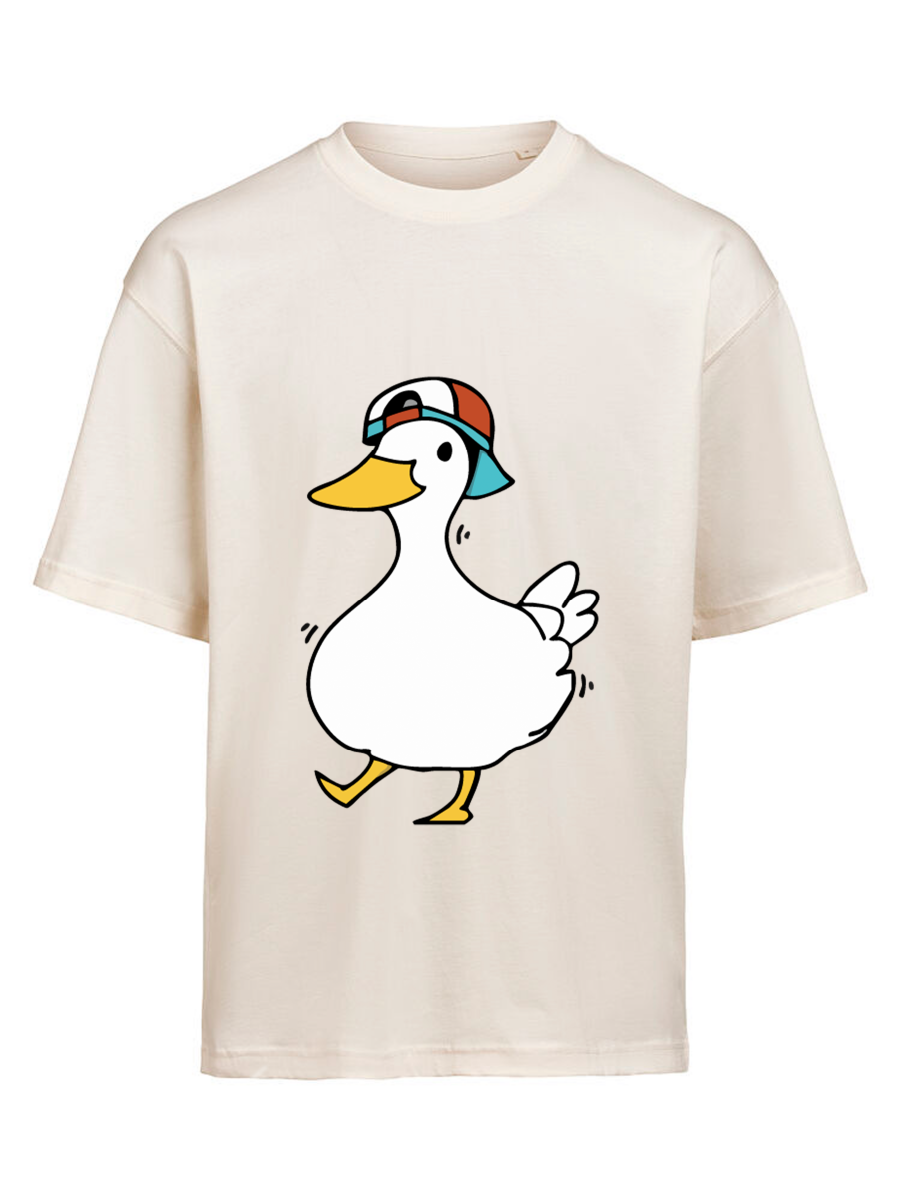 CAMISETA - Pato con gorra