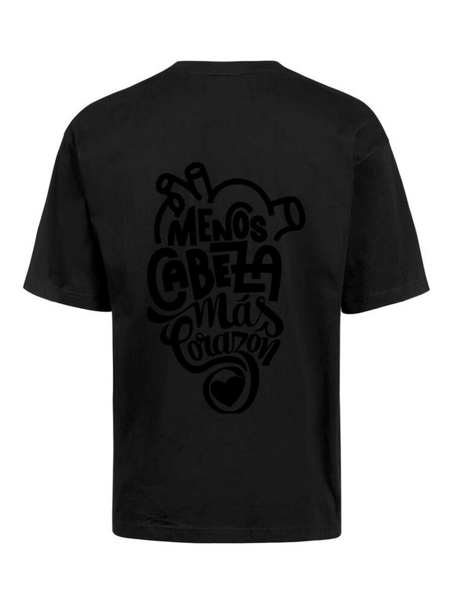 CAMISETA  Menos cabeza más corazon