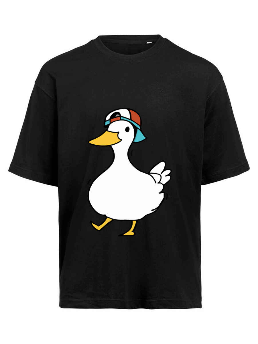 CAMISETA - Pato con gorra