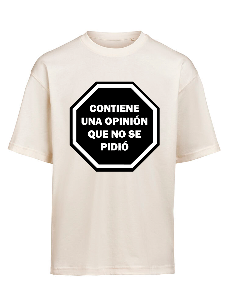 CAMISETA - Contiene una opinión