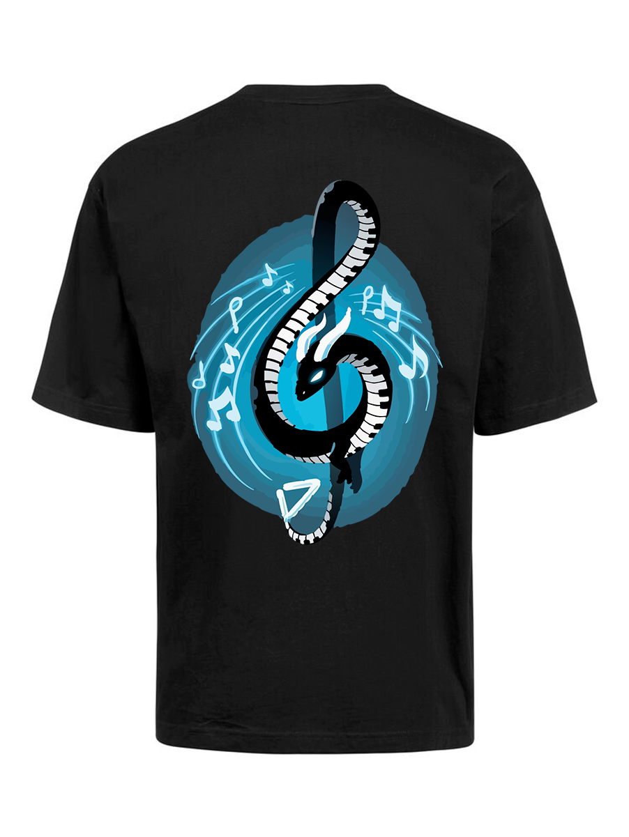 CAMISETA - dragón nota