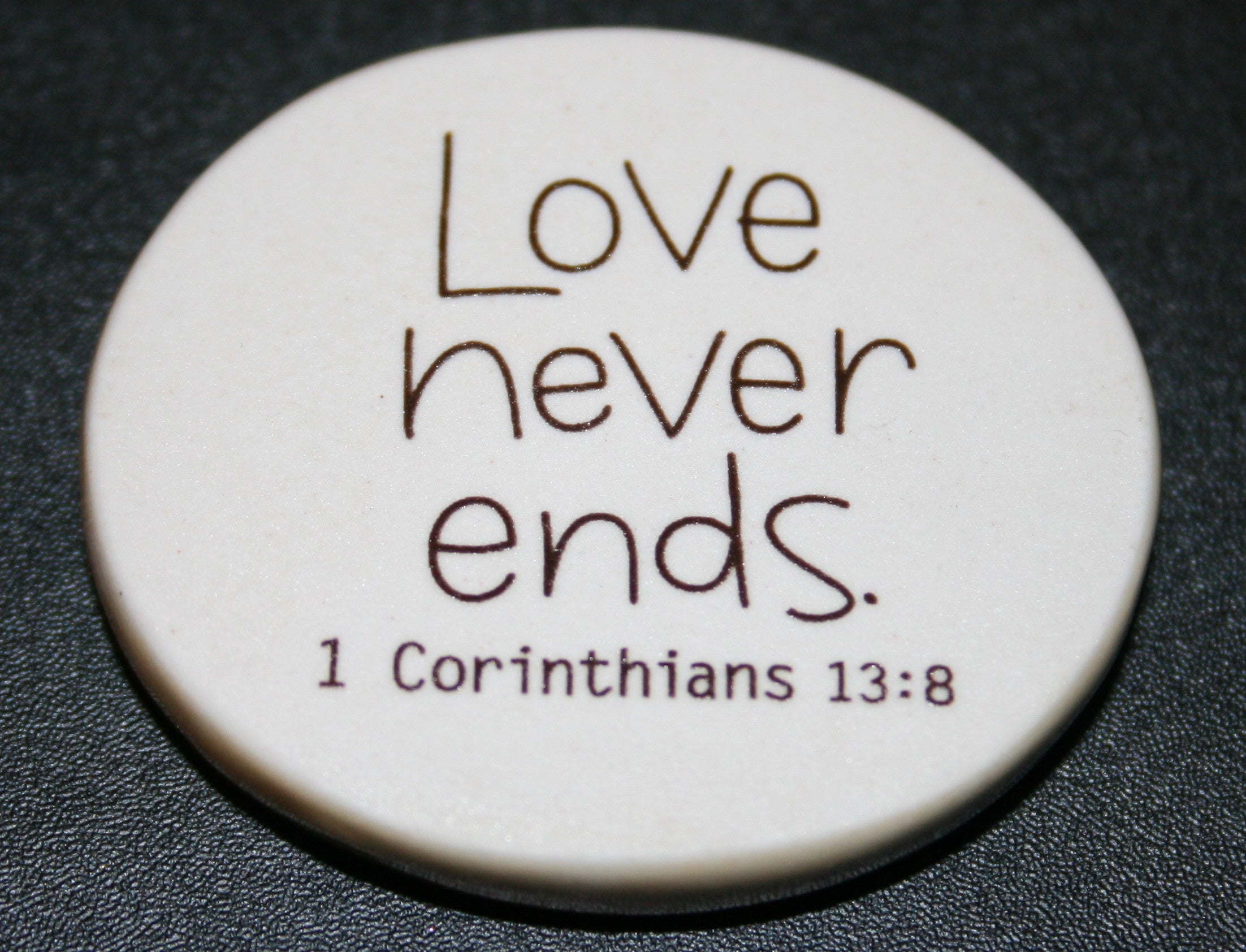 Posavasos Circular de madera MDF Personalizados con reverso de corcho