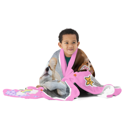 Manta Sherpa con Borreguillo Personalizada