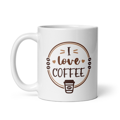 Taza Cerámica Personalizada Blanca con Brillo y con caja individual